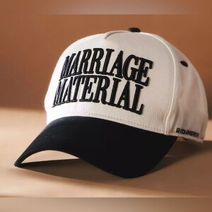 Anthropologie Marriage Material Bride Merch Hat!